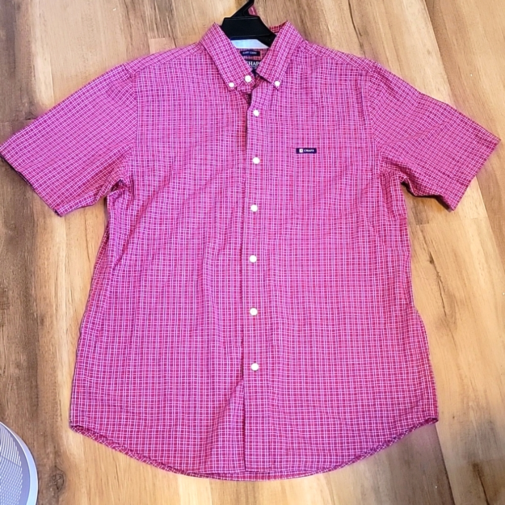 CHAPS short sleeve button up shirt